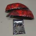 10L0L Golf Cart Tail Lights for Club Car Precedent 2004-Up and Tempo 2018-Up Models - Replacement Taillight Driver and Passenger Rear Lights 12V with 3 Pin Molex Quick Connector Wired