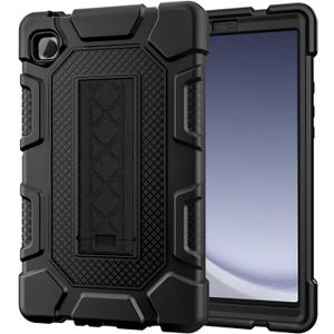 Case for Samsung Galaxy Tab A11/ A9 8.7 Inch 2026/2024, Heavy Duty Shockproof Rugged High Impact Protective Case, Black