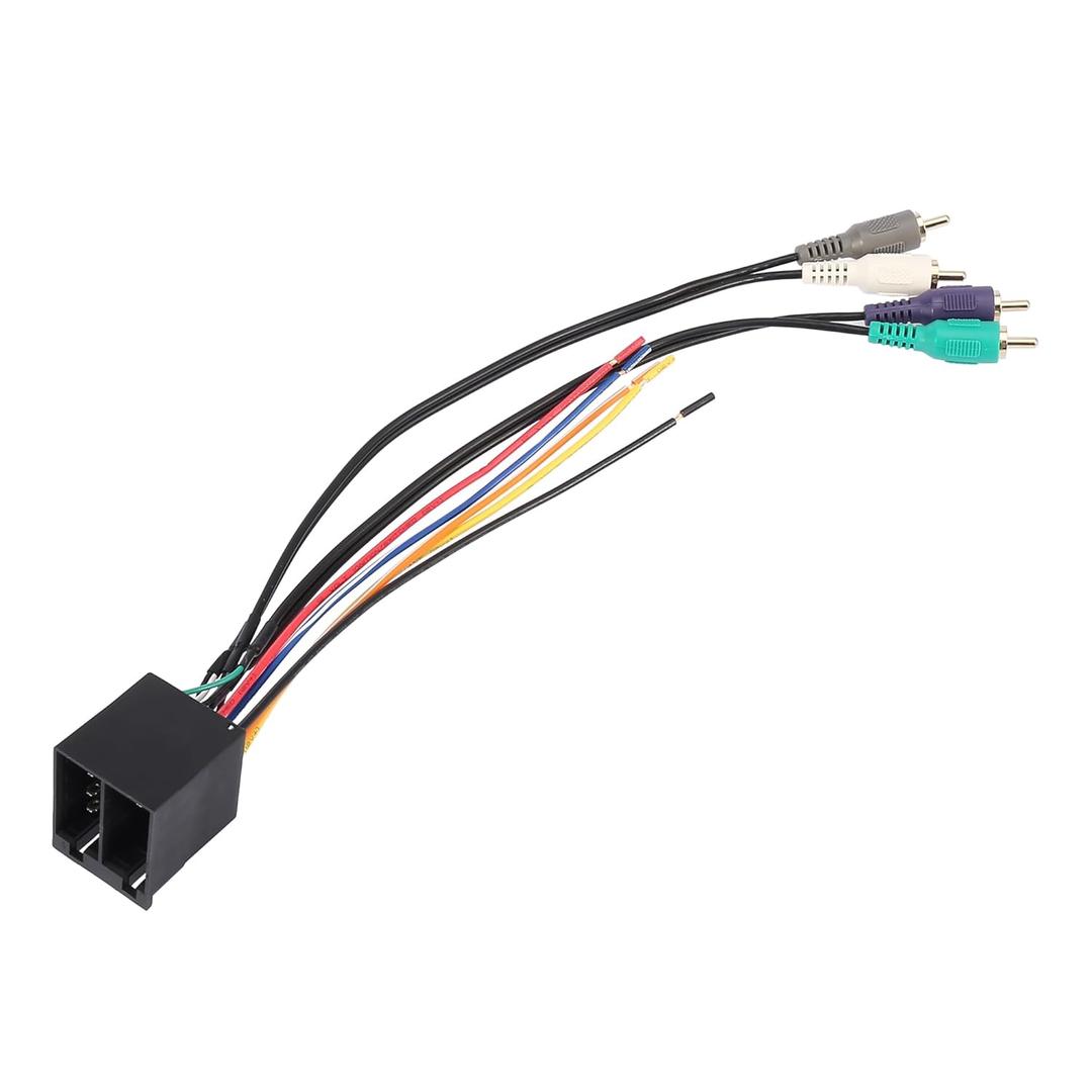 X AUTOHAUX 70-1786 Car Stereo CD Player Wiring Harness Wire Radio Adapter Install Plug for Mercedes All Models 1993-2004