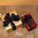 Ribbli Black Satin Ribbon Double Faced Satin 1 inch x Continuous 50 Yards-Black Ribbon for Gift Wrapping Crafts Wedding Decoration Bows Bouquet Floral Arrangement