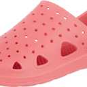Totes Kids' Everywear Lightweight Waterproof Contoured Splash and Play Clog Sandals with Strap (13-1 Big Kid, Watermelon)