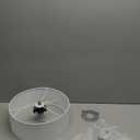 13" Semi Flush Mount Ceiling Light Fixture, 3-Light Gold Drum Light Fixture, Modern Close to Ceiling Light with White Fabric Shade Lamps for Bedroom Living Room Kitchen Hallway Entryway