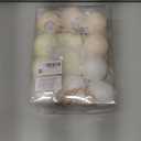 24 Pcs Neutral Matte Christmas Ball Ornaments 2.4 Inch Rustic Boho White Cream Beige Xmas Bulbs Ornament Vintage Xmas Baubles Modern Christmas Decor for Tree Farmhouse Holiday Decor