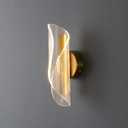 LITFAD Geometric LED Wall Sconce Modern Creative Wall Lights Metal 1 Light Sconce Light in Gold Finish for Bedroom Restaurant Hotel - 110V-120V 10W Gold Warm Light