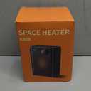 Lerat Electric Space Heater, Small Heater for Indoor Use, 1200W PTC Fast Heating Portable Heater, Overheat & Tip-Over Protection, Heating & Fan Modes for Bedroom, Office, Camping, Black