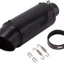 51MM 60MM Universal Motorcycle Exhaust Muffler Moto Dirt Bike Scooter Exhaust DB Killer for Bws PCX125 Z800 Z900 R6 DaJiKan (Color : 11 61mm)