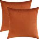 Cooling Pillow Case - 2 Pack Terracotta Pillow Cases - Clean & Cool Fabric - Silver Infused Pillowcase 300 Thread Count Breathable Protector for Sensitive Skin