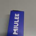 MIULEE Pack of 2 Decorative Outdoor Waterproof Throw Pillow Covers Flower Print Chic Boho Accent Pillow Covers for Square Garden Patio Cushion 16x16 Inch, Blue Grey