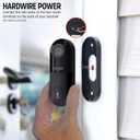 Energizer Smart 2K Doorbell & Chime, Wired Video Doorbell Security Camera, 2-Way Audio, Night Vision, Cloud & Micro SD Storage, Remote Access App, Motion Sensor, Live Viewing, Requires Existing Wires