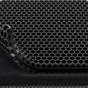 Gel Seat Cushion, Cooling Thick Big Breathable Honeycomb Design Absorbs Pressure Points Seat Cushion with Non-Slip Cover for Office Chair Home Cars Wheelchair