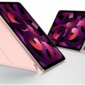 SMARTDEVIL Case for iPad Air 10.9 Inch, iPad 10th (2022/2020, 5th/4th), Lightweight Shockproof Protective Tablet Case Cover with Pencil Holder, Auto Wake/Sleep, 5 Standing Angles, Pink