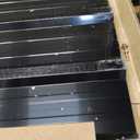 Brakki Metal Roofing Panels 10pcs 55.7 ft², Black Corrugated Roof Panels, 10pcs/L45.28"