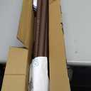 Tension Shower Curtain, Spring Shower Tension Curtain Rod, Closet Rod, for Windows or Shower, Rust Resistant Easy to Install, Umimile (Brown, 51-165)