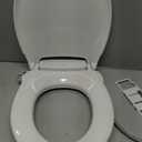 Brondell Bidet Toilet Seat Non-Electric Swash Ecoseat, Fits Elongated Toilets, White - Dual Nozzle System, Ambient Water Temperature - Bidet with Easy Installation