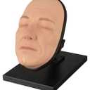 Multi-Directional Female Facial Injection Training Model, Silicone Injection Mannequin Face Model for Botox Injection Practice, Cosmetic Injection Model for Micro-Plastic Surgery Display
