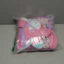 AI ACCESSORY INNOVATIONS Hello Kitty Girls 4 Piece Backpack Set, Iridescent Flip Sequin 16" School Bag with 3D Features, Front Zip Pocket, Pink & White