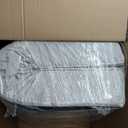 Veehoo Orthopedic Memory Foam Dog Bed, 7 Inch Thick Extra Large XXL Dog Bed for Senior Dogs with Ultra-Soft Fluffy Surface, Waterproof Liner, Removable Washable Cover and Non-Slip Bottom, 52"x36"x7" (Grey)