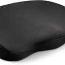 Kensington Seat Cushion for Office, Desk Chair Cushion, Car Seat Cushion, Pain Relief Memory Foam Seat Rest, Computer Chair Pad, Ergonomic Office Chair Cushion, Chair Pillow, Black K55805WW 410x470x72