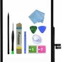 Touch Screen Digitizer for Black iPad 7/8 2019 2020 7th/8th Generation 10.2" A2197 A2198 A2200 A2270 A2428 A2429 A2430 Front Glass Assembly Replacement with Toolkit(Without Home Button)