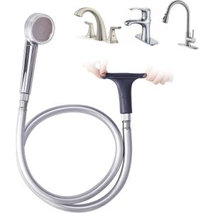 Universal Faucet Hose Attachment Set with Showerhead