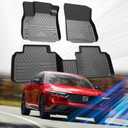 Car Floor Mats for Honda Accord 2026 2025 2024 2023 Accessories (Include Hybrid),TPE All Weather Protection Floor Mats,Custom Fit 1st&2nd Row Car Floor Liners Set,Heavy Duty Accessories,Black
