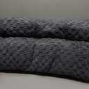 Large Headboard Pillow with 2 Pack Neck Roll Pillow Wedge Pillow Bed Rest Reading Pillow Bolster Triangular Pillow for Sitting in Bed-Backrest Positioning Support (Queen:59x8x20 Inches,Dark Grey)