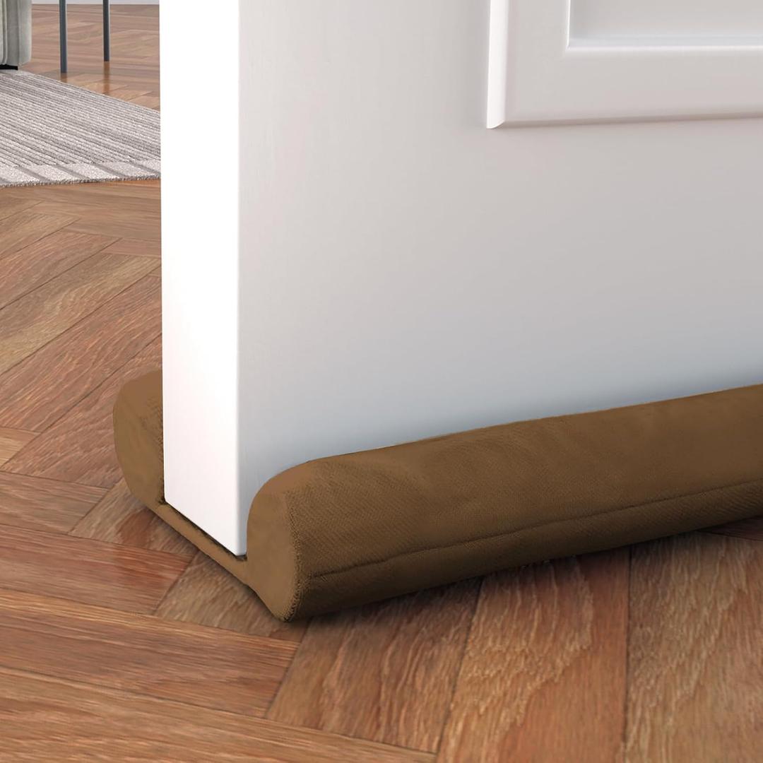 Door Draft Stoppers for Bottom of Door,Under Door Draft Stopper Soundproof,Under Door Gap Filler 30-37",Two Sided Draft Stopper for Bottom of Door,Door Draft Blocker Weather Stripping (Brown, Large) Door Draft Stoppers for Bottom of Door,Under Door Draft Stopper Soundproof,Under Door Gap Filler 30-37",Two Sided Draft Stopper for Bottom of Door,Door Draft Blocker Weather Stripping (Brown, Large)