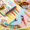 Vinsot 36 Pcs Baseball Party Favors Baseball Bubble Wands for Kids Cute Bubble Wands Tube Toys Bulk for Birthday Gift Goody Bags Stuffer Classroom Prizes