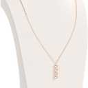 Necklace Bust Display Stand, Necklace Holder, Pendant Chain Necklace Organizer for Women (Beige Velvet, L 1PCS) (11.4" Height (1pc))