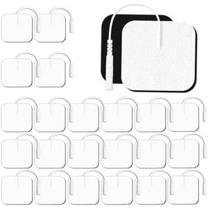 9  PCS 2X 2” Tens Unit Electrode Pads Compatible with Auvon Tens 7000 Muscle Stimulator Machine,Tens Unit Replacement Pads Reuse More Than 35-50 Times with Self Stick and Non-Irritating Designs