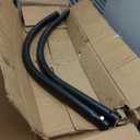 Elevon Hammock Swing Stand, C-Stand for Hanging Hammock Chairs with Buckle and Spring Hook, 400 Pound Capacity, Steel Stand Only, Outdoor Indoor Bedroom Patio Garden Balcony - Black