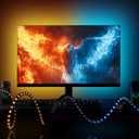 Monitor Backlight for Win PC - Gaming Light Strip with Upgraded Software (Required), 6.5ft LED Strip Sync to 19-32 Inch Screen, Enhanced Color Matching & Immersive Lighting for Games/Movies/Music