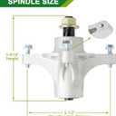 117-7268 117-7267 117-0751 117-7439 121-0751 139-3214 285-923 Spindle Assembly - Fits 42 50 Inch Mower Decks, Exmark Toro TimeCutter 4200 4216 4235 4260 5000 5060 SS5000 SS4225 SS4200 SS4235 (3-Pack)
