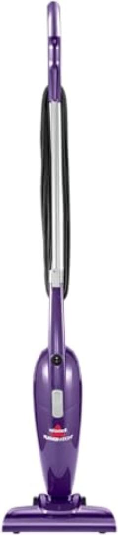 Bissell 20334 Featherweight Stick Lightweight Bagless Vacuum and Electric Broom with Crevice Tool for Hard Floors and Carpets, Purple