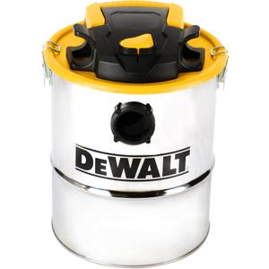 DEWALT Ash Vacuum DXV04A, 4 Gallon Metal Canister, 4 HP Powerful Motor, Strong Suction, and Efficient Filtration Safe Ash Vacuum for Pellet Stoves, Fireplaces, and BBQ Grills