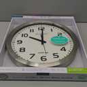La Crosse Technology Wall Clock, Metal, 16-inch Dia. (WT-3161WH)