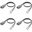 3 Pcs Professional 72-5603 Speaker Harness,Thicker Longer Speaker Wire Harness Replacement Connector Adapter Plug,Car Front and Rear Door Audio Cable for Ford Bronco Maverick