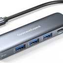 USB C HUB, DockteckExpand USB-C Multiport Adapter 5 in 1 with 4K HDMI, 100W Power Delivery, 3 USB 3.0 Data Ports for MacBook Pro/Air, iPad Pro/Air/Mini 6 and More