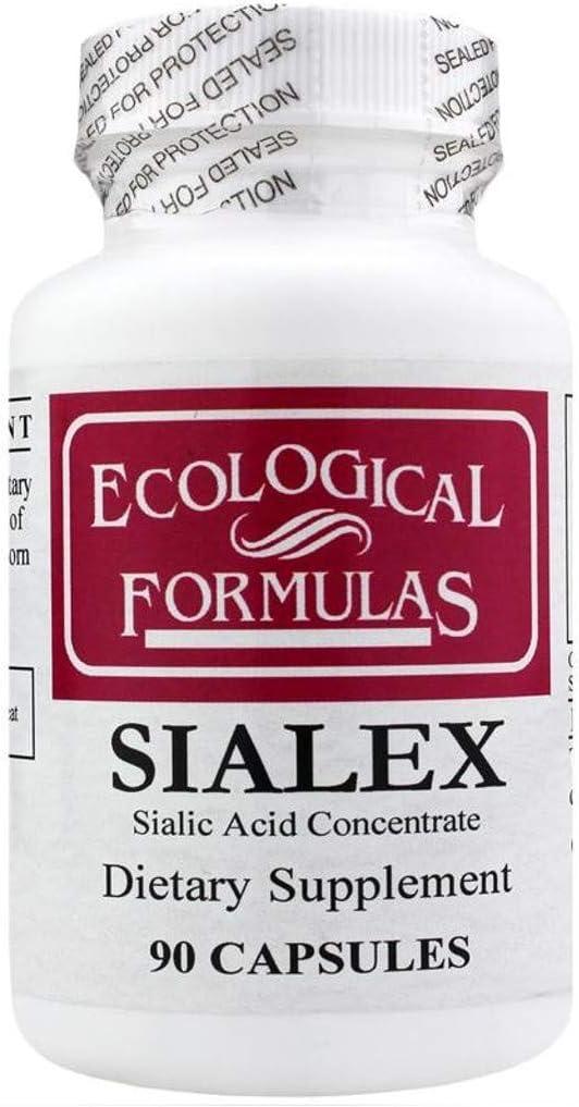 Ecological Formulas Sialex Sialic Acid Concentrate, White, 90 Count