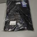 Mens Big and Tall Heavyweight Side Pocket Shirt, Crewneck Short Sleeve Cotton T-Shirt for Men Black (XL)