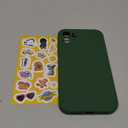 Vooii Compatible with iPhone 11 Case, Upgraded Liquid Silicone with [Flat Edges] [Camera Protection] [Soft Anti-Scratch Microfiber Lining] Phone Case for iPhone 11 6.1 inch - Green