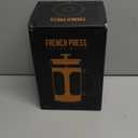 Veken French Press Coffee Maker 34oz 1 L, No Plastic Touching Cafe, Heat Resistant Thickened Borosilicate Glass, Stainless Steel Brewer, Cold Brew Cafetera Teapot for Kitchen Travel Camping, Copper