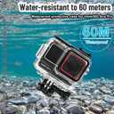 Waterproof Case&Floating Hand Grip Compatible with Insta360 Ace Pro, Protective Underwater Dive Housing Shell with Bracket Accessories
