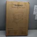 3 in 1 Baby Bassinet Bedside Sleeper,Bedside/Rocking Bassinet for Baby with Waterproof Comfy Mattress and Lockable Wheels,7 Adjustable Height, Easy Folding Portable Crib for Newborn(Gray) (Grey)