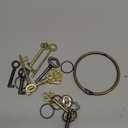 Skeleton Key, 12-Key Universal Hollow Barrel Skeleton Keys Kit for Antique Dresser, Chinese Cabinet, Antique Furniture and Old Style Cabinets or Doors, Select Furniture Limited Compatibility (1.5-3.1inchs)