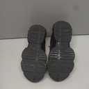 OWIF Steel Toe Work Shoes for Men Women Comfortable Lightweight Cushion Composite Toe Construction Safety Toe Shoes,7.5-8 Women/6-6.5 Men Black