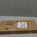 EDISHINE Upgraded LED Table Lamp, Dimmable Bedside Lamp, 3 Color Temperature, Power Cord Touch Switch Desk Lamp, Minimal Nightstand Lamp for Bedroom, Living Room, Gift, Metal Finish, Eye Caring, White