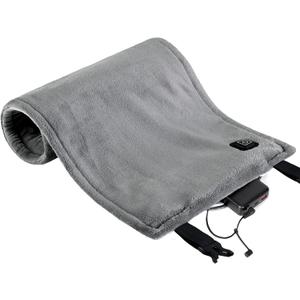 Cordless Heating Pad for Back Pain Relief & Cramps, 12"x24" Portable with Adjustable Straps, Battery Operated, 3 Heat Levels for Back/Shoulder/Legs, Gift for Mom