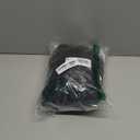 Tallew 4 Pcs Office Chair Covers Set Computer Universal Protective Stretchable Chair Seat Covers Desk Armrest Cover Pads Office Cushion Backrest for Rotating(Regular,Black)