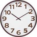 Modern Wood Farmhouse Wall Clock 16 Inch Large Vintage Wall Clocks Battery Operated for Kitchen Living Room Office Decor